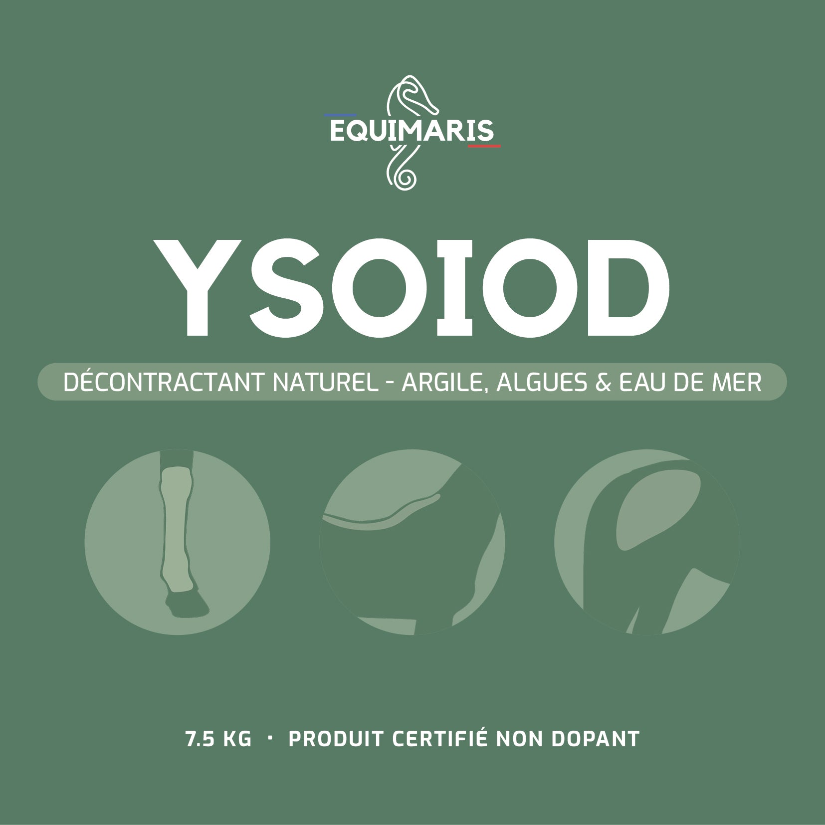 YSOIOD – Argile Apaisante pour Engorgements, Mollettes et Hématomes